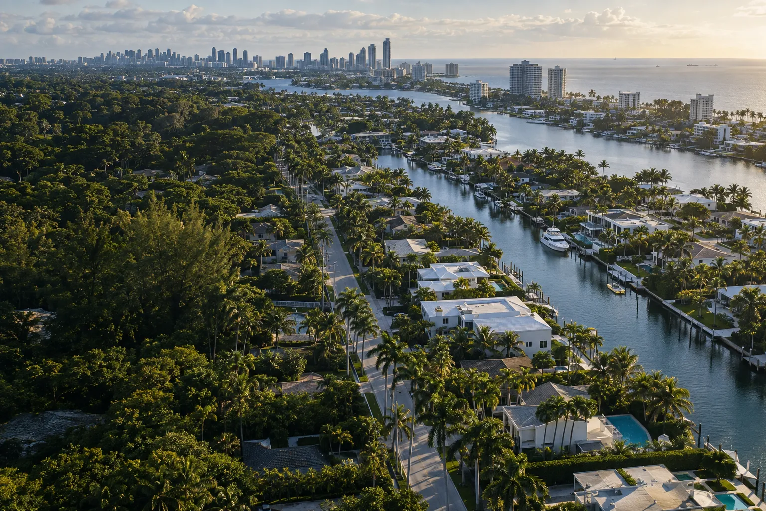 Illustrative Florida coastal community